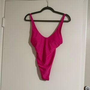 RELLECIGA Kids One Piece Swimsuit - Hot Pink